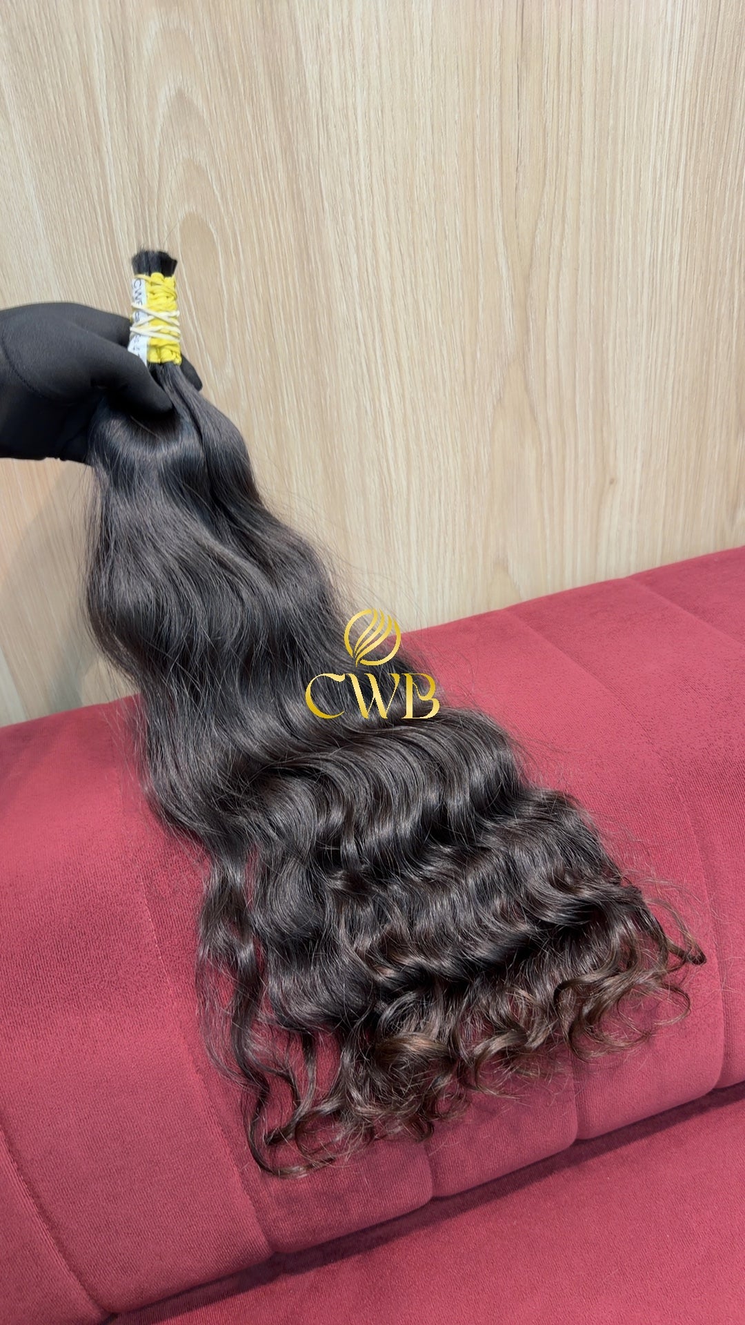 Cabelo Castanho Natural Escuro 50cm 97g Brasileiro do Sul