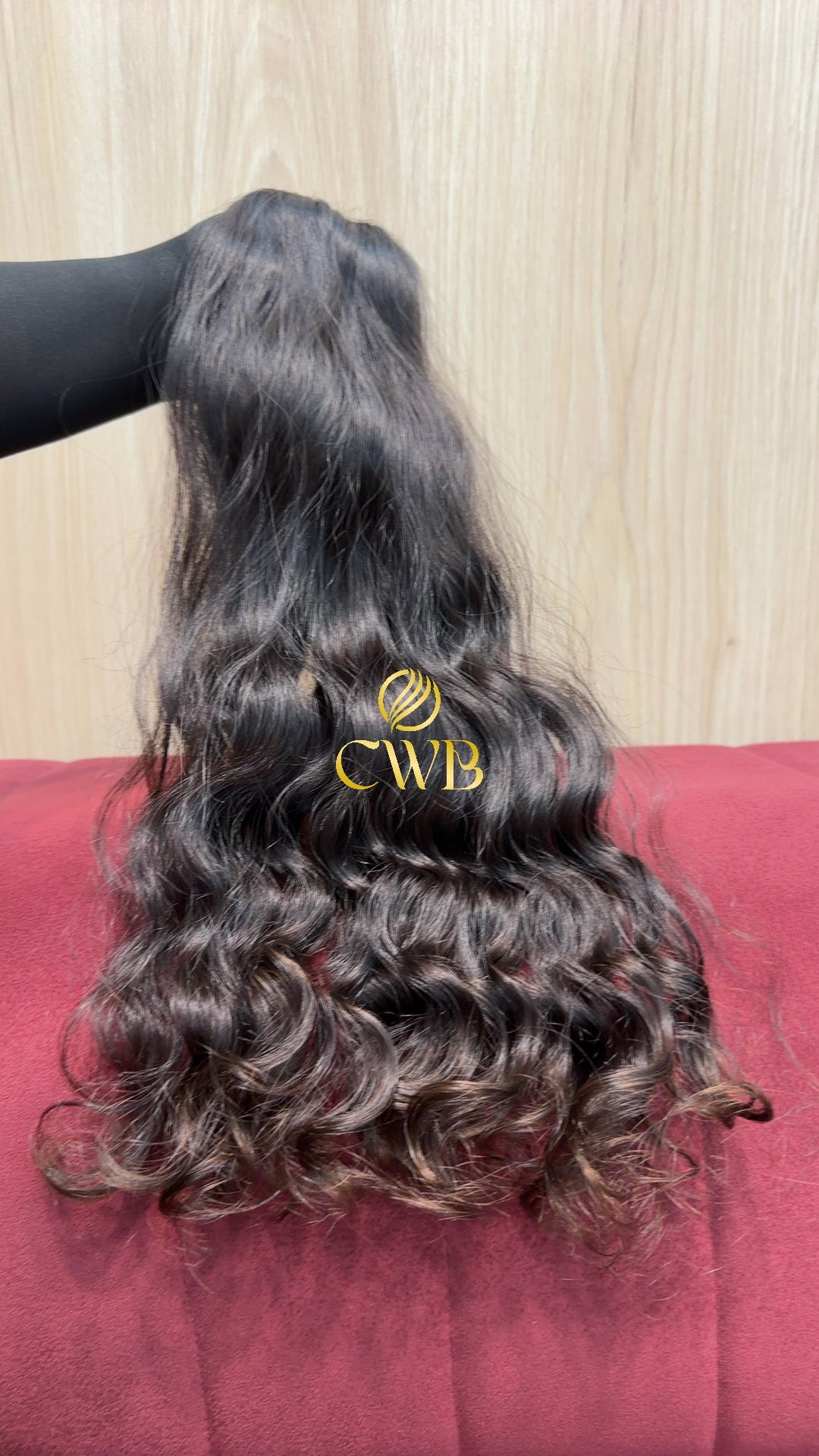 Cabelo Castanho Natural Escuro 50cm 97g Brasileiro do Sul