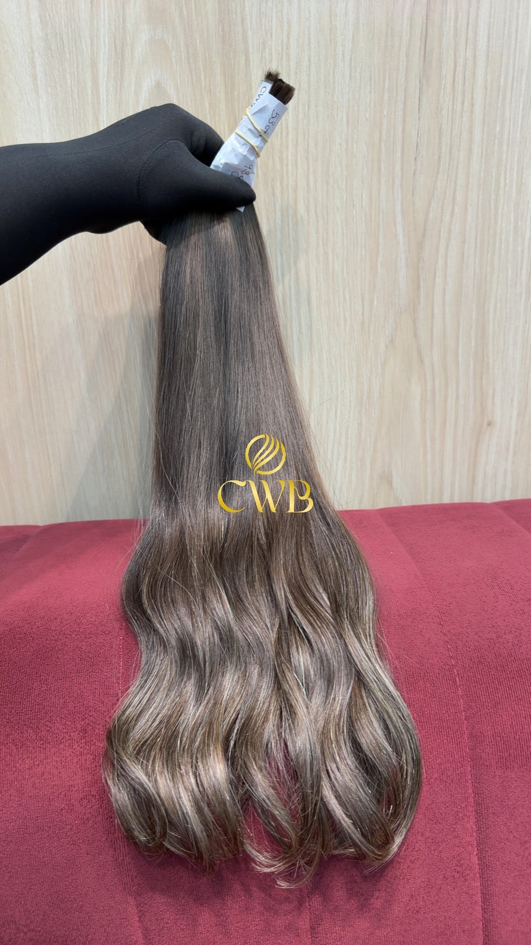 Cabelo Castanho Natural Claro 55cm 94g Brasileiro do Sul