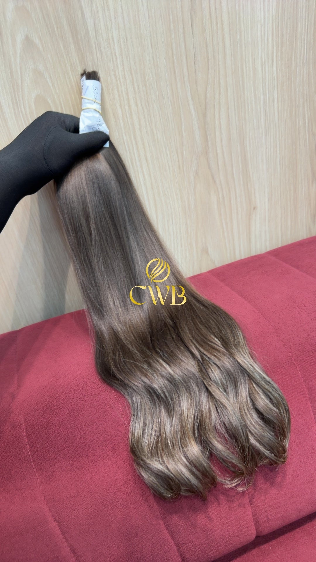 Cabelo Castanho Natural Claro 55cm 94g Brasileiro do Sul
