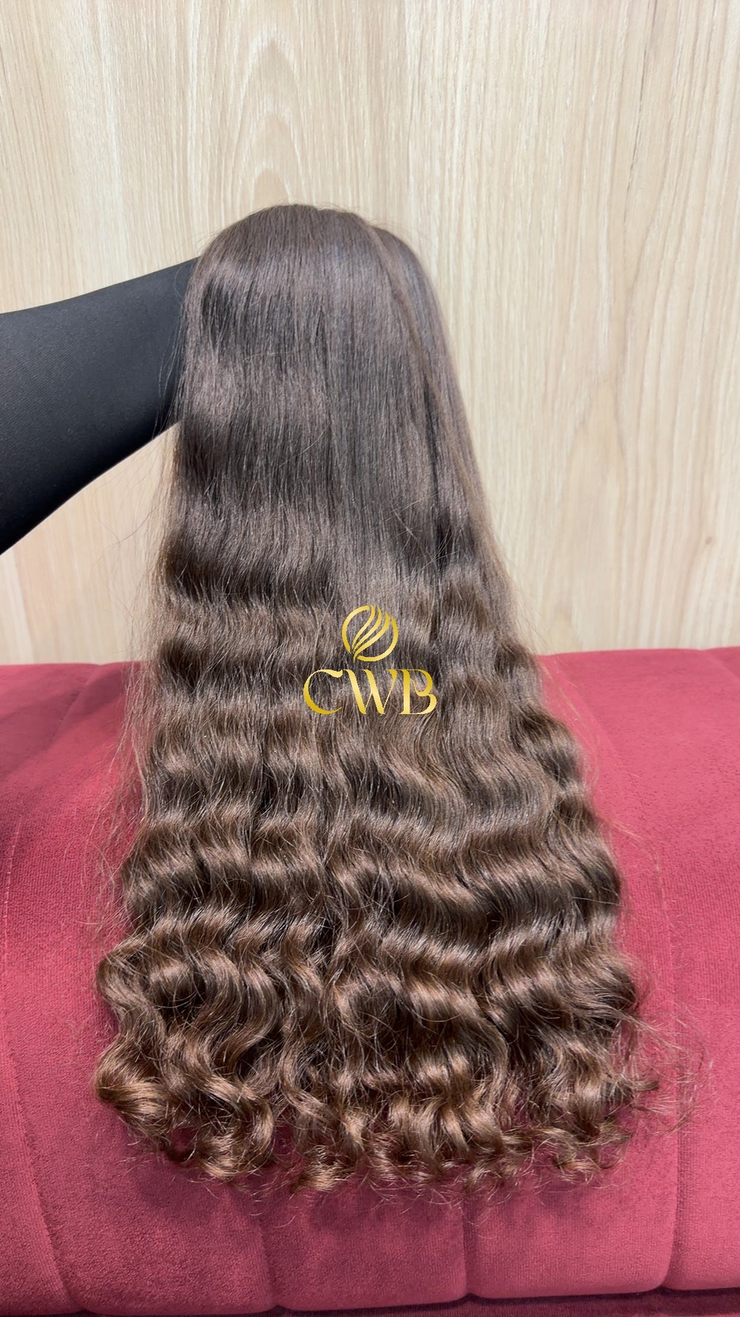 Cabelo Castanho Natural Claro 58cm 132g Brasileiro do Sul