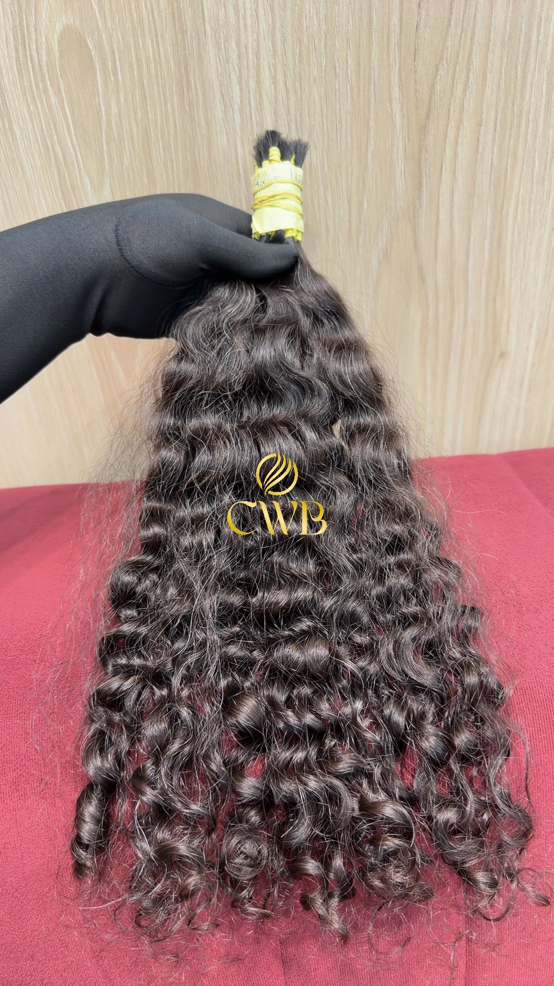 Cabelo Castanho Natural Escuro 45cm 117g Brasileiro do Sul