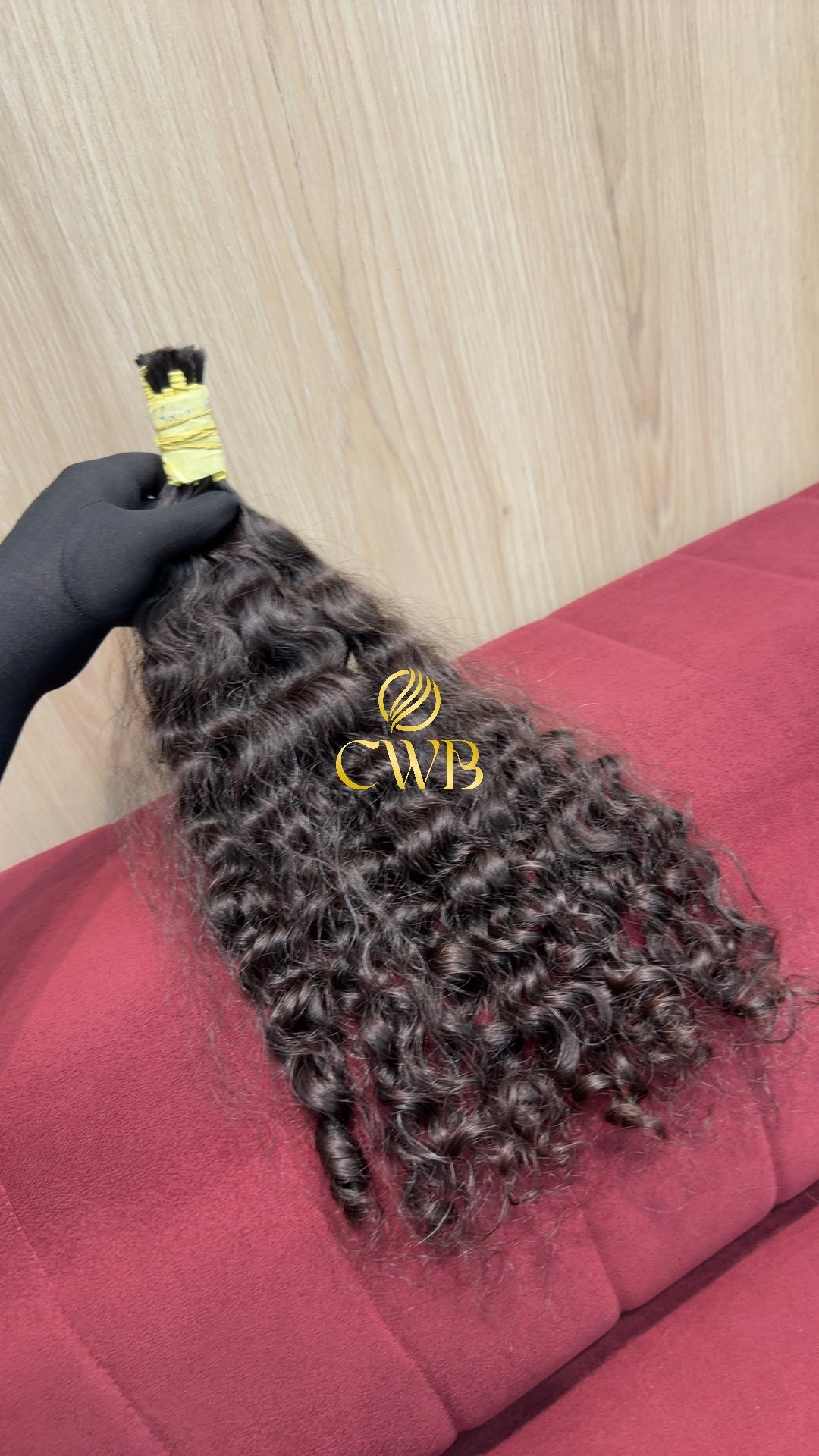 Cabelo Castanho Natural Escuro 45cm 117g Brasileiro do Sul