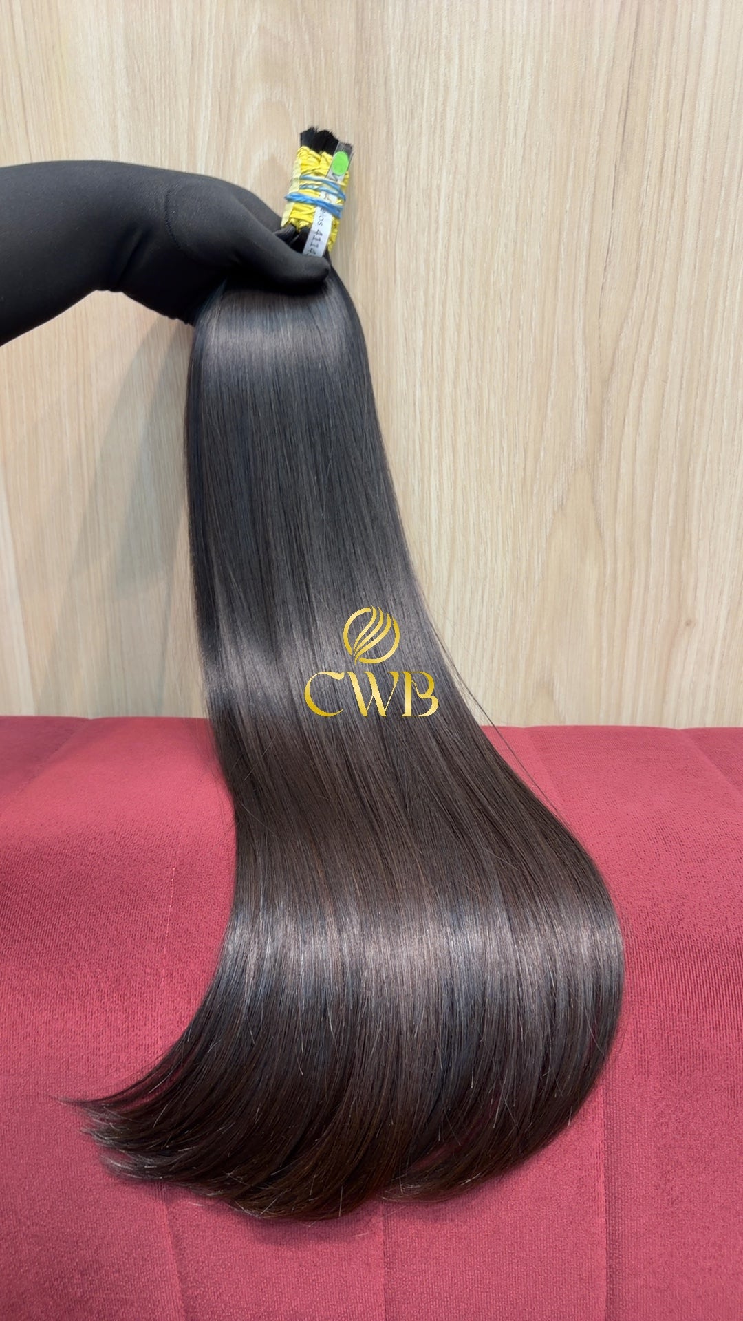 Cabelo Castanho Natural Médio 65cm 174g Brasileiro do Sul