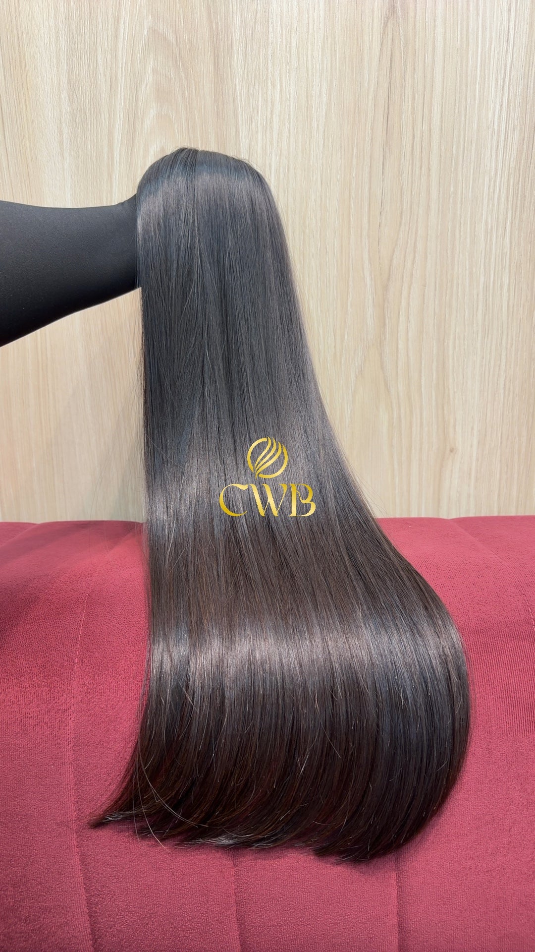 Cabelo Castanho Natural Médio 65cm 174g Brasileiro do Sul