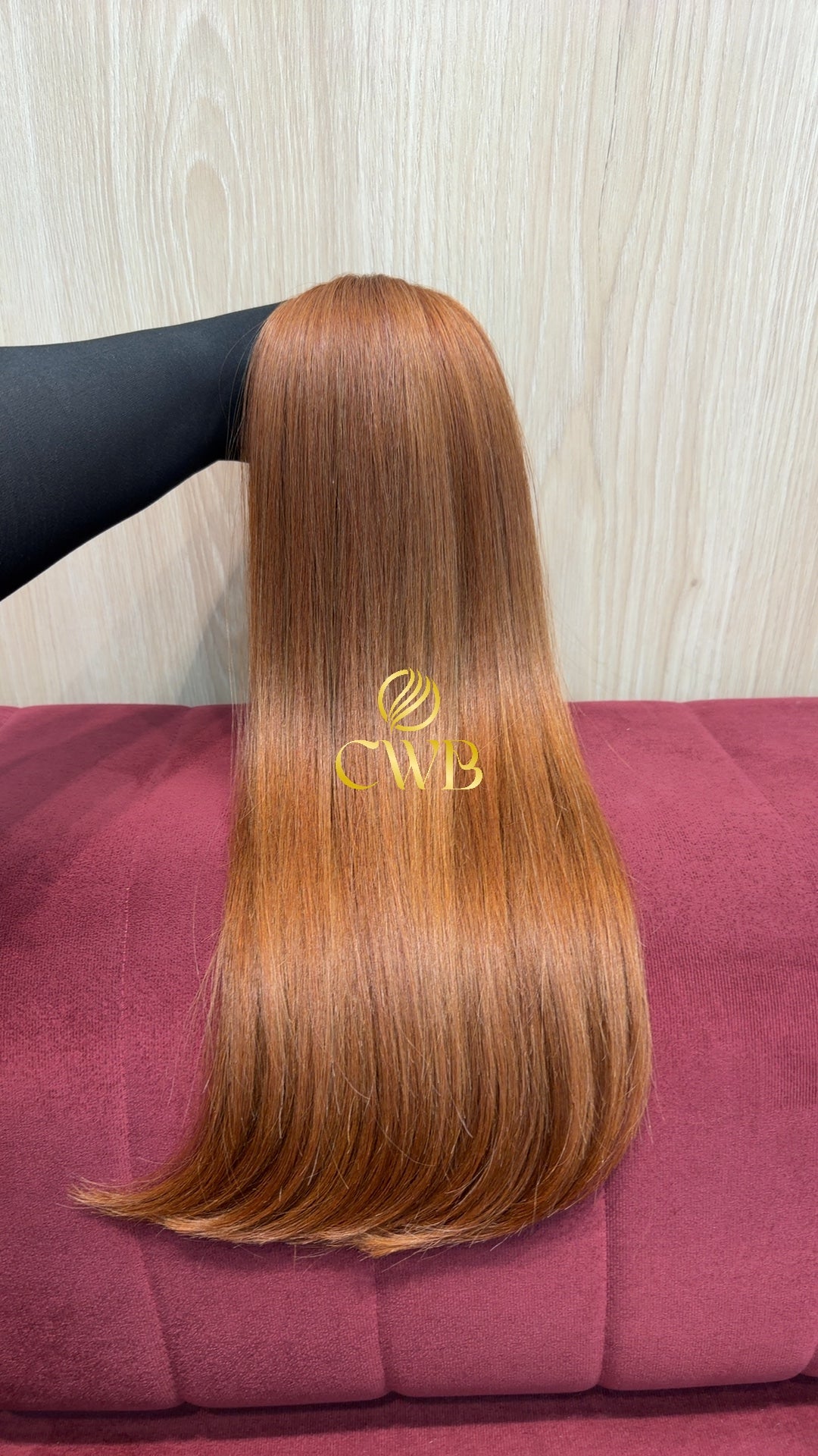 Cabelo Ruivo Natural Claro 56cm 181g Brasileiro do Sul