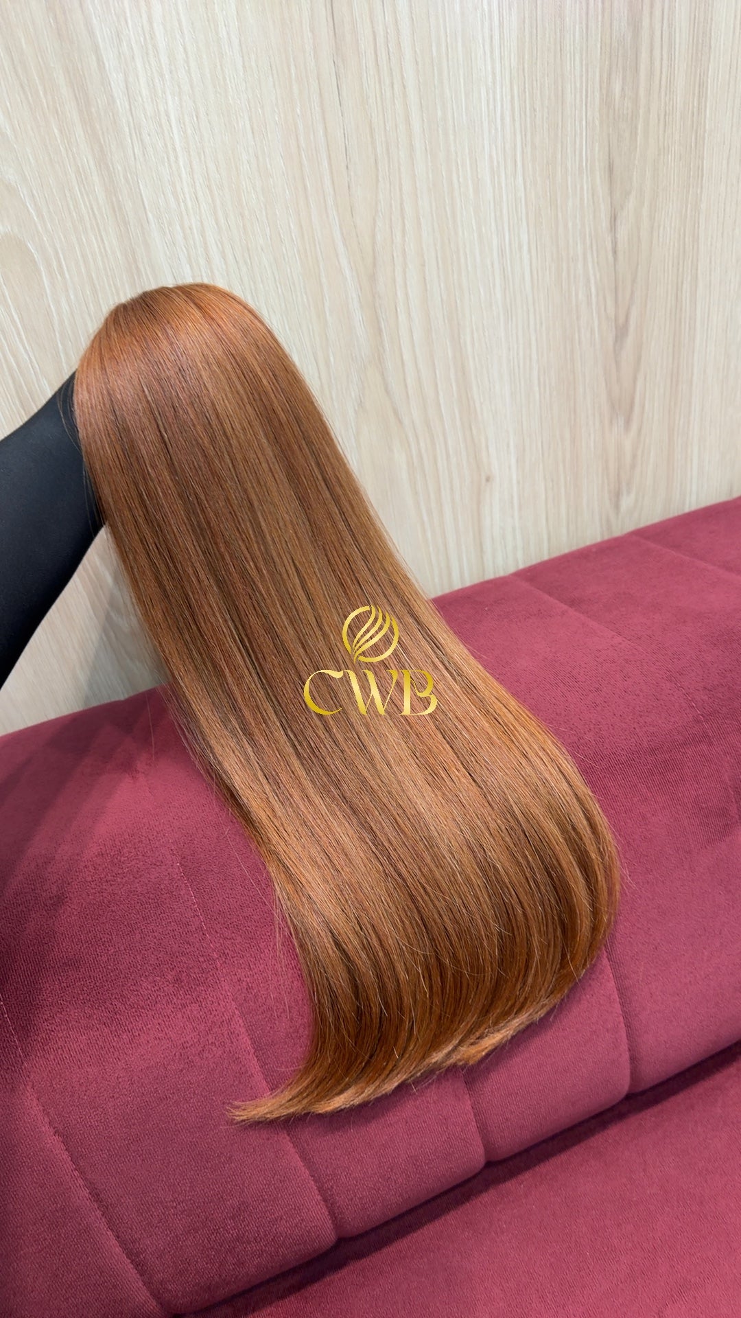 Cabelo Ruivo Natural Claro 56cm 181g Brasileiro do Sul