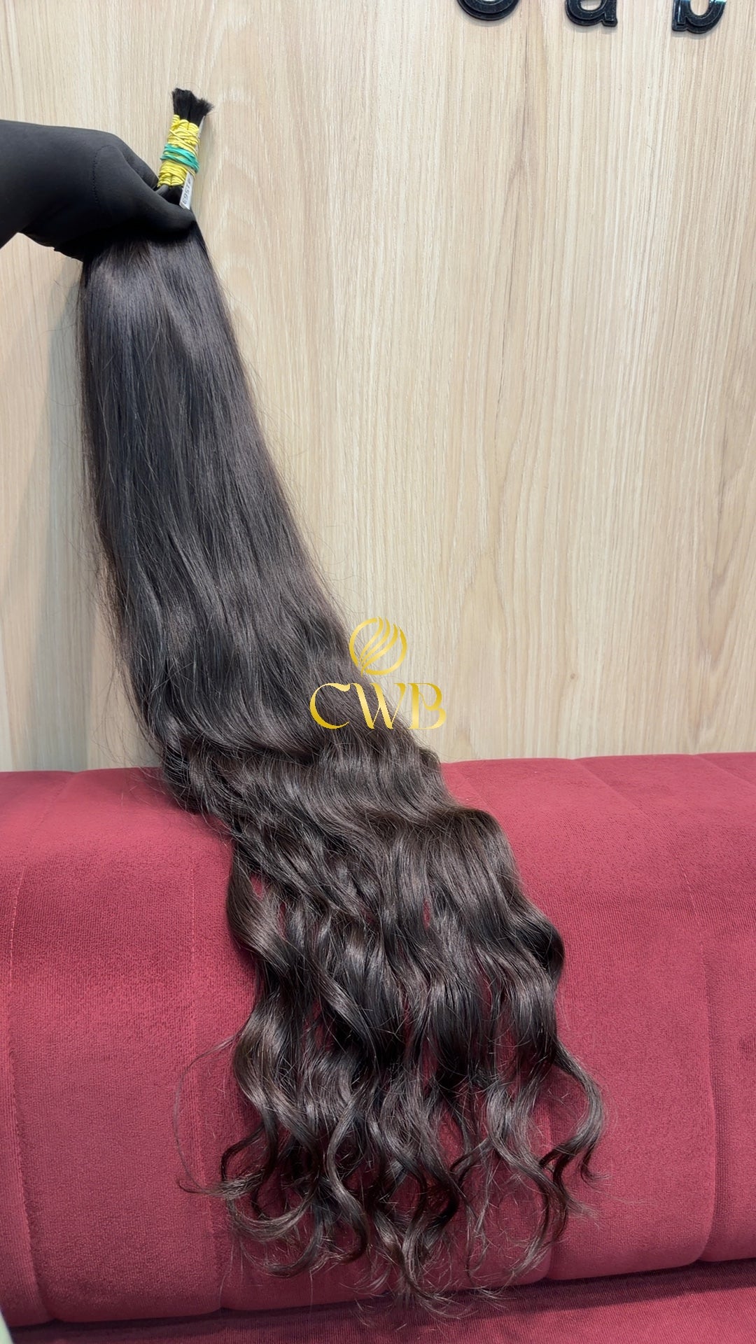 Cabelo Castanho Natural Médio 80cm 143g Brasileiro do Sul