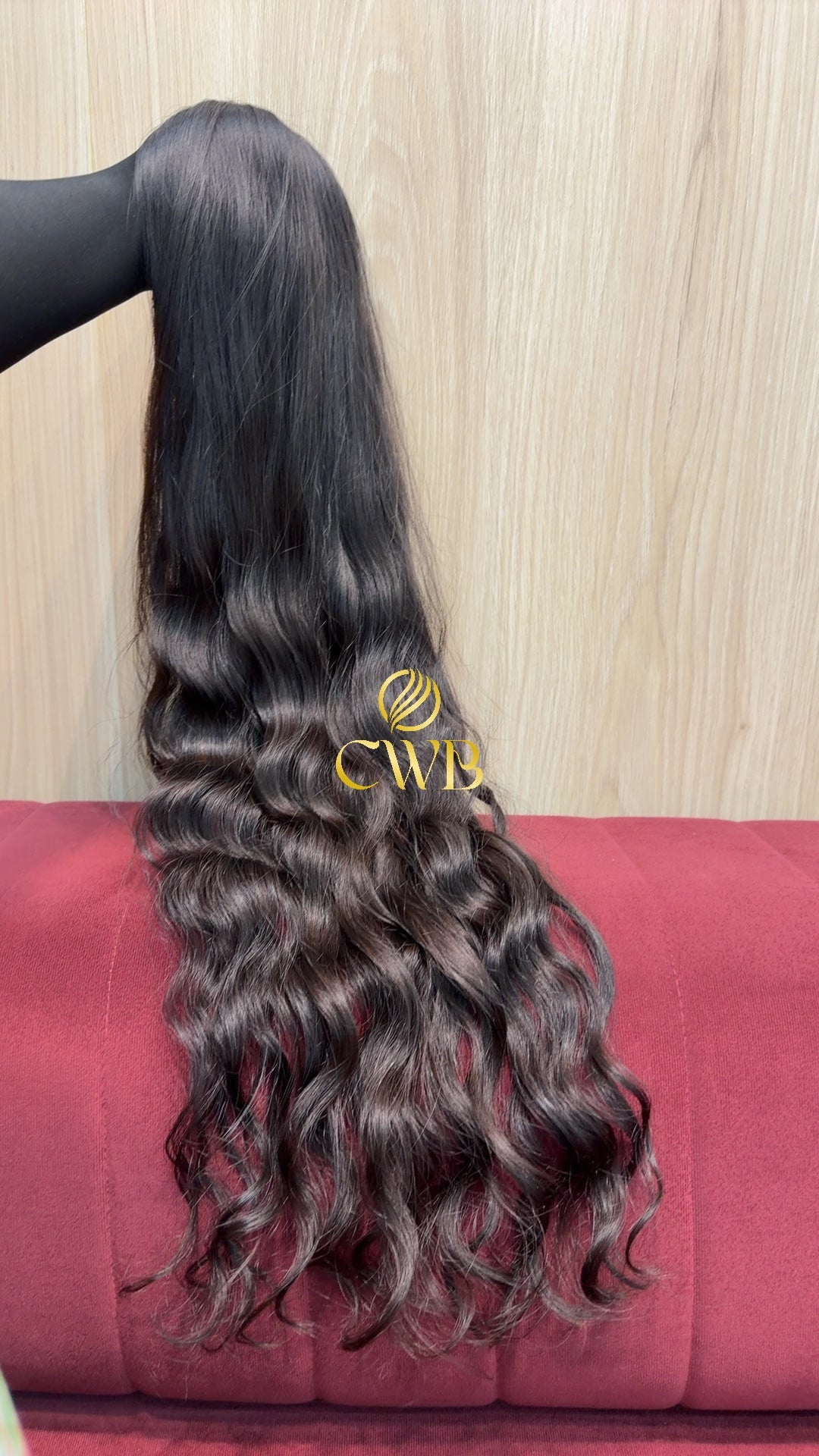 Cabelo Castanho Natural Médio 80cm 143g Brasileiro do Sul