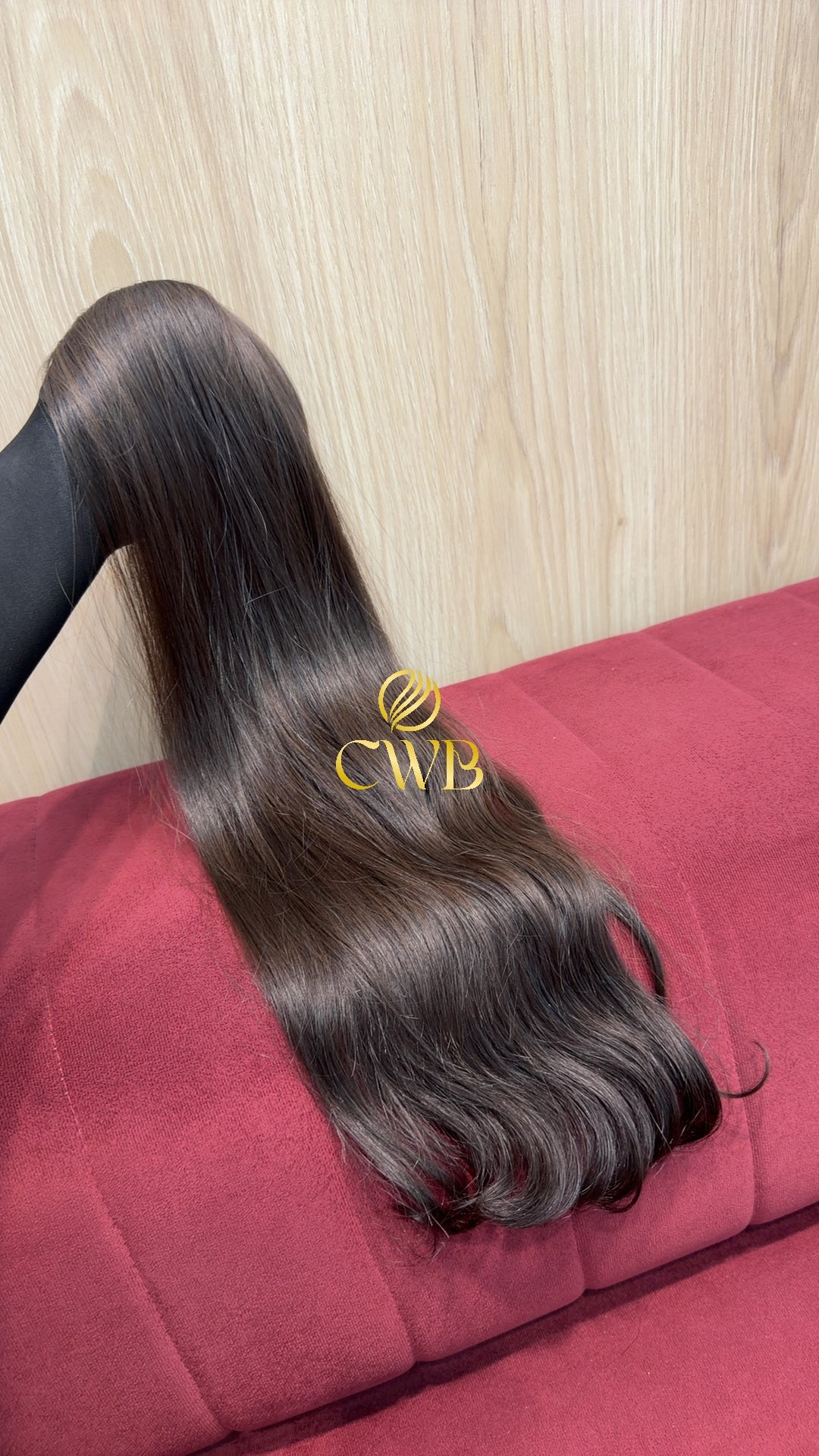 Cabelo Castanho Natural Médio 64cm 88g Brasileiro do Sul