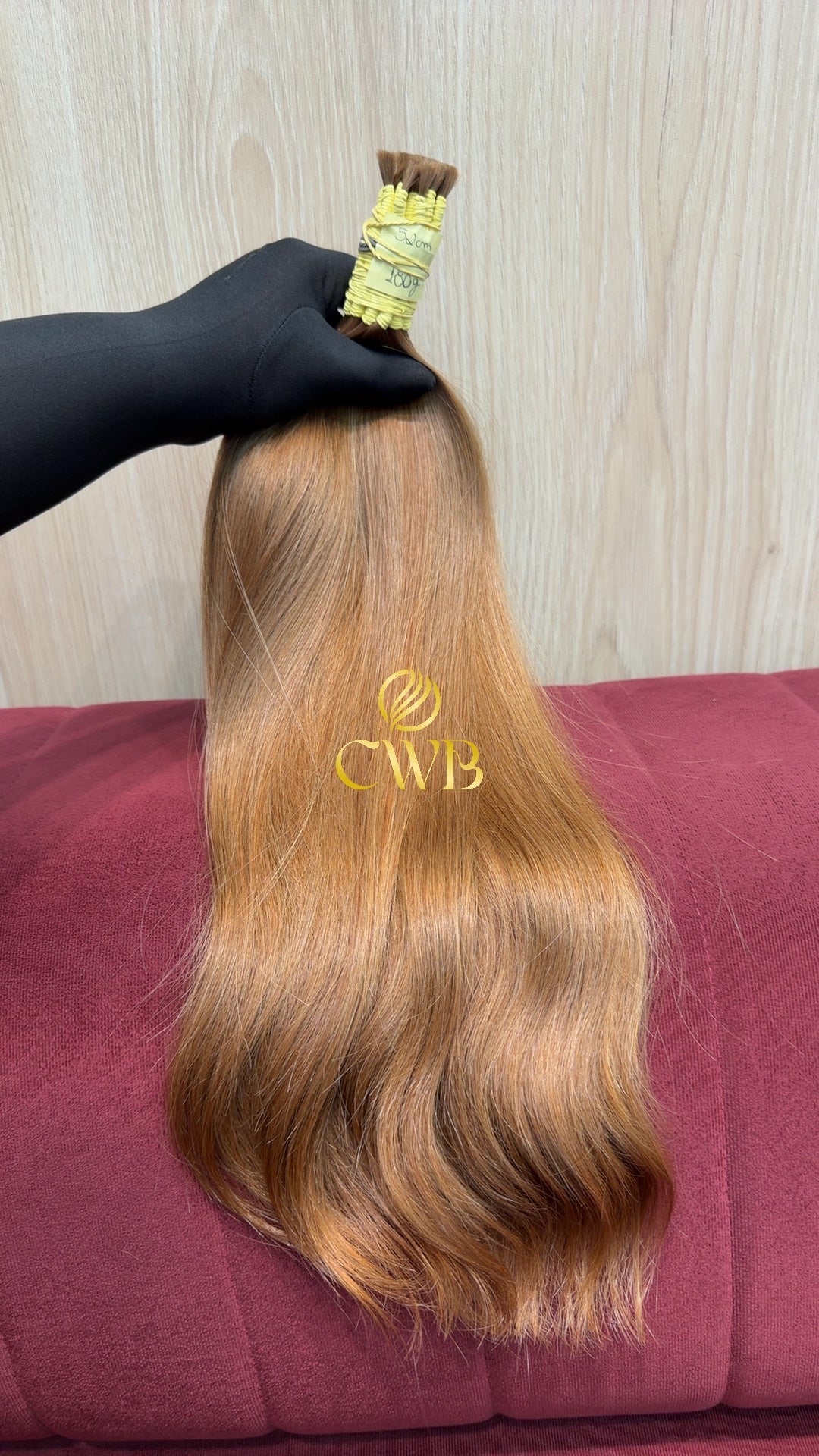 Cabelo Ruivo Natural Claro 53cm 178g Brasileiro do Sul