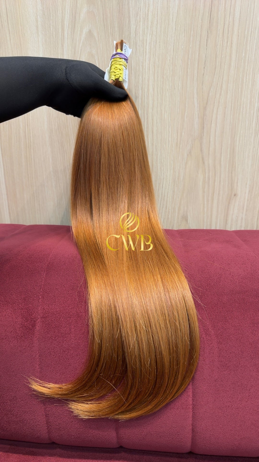 Cabelo Ruivo Natural Claro 62cm 103g Brasileiro do Sul