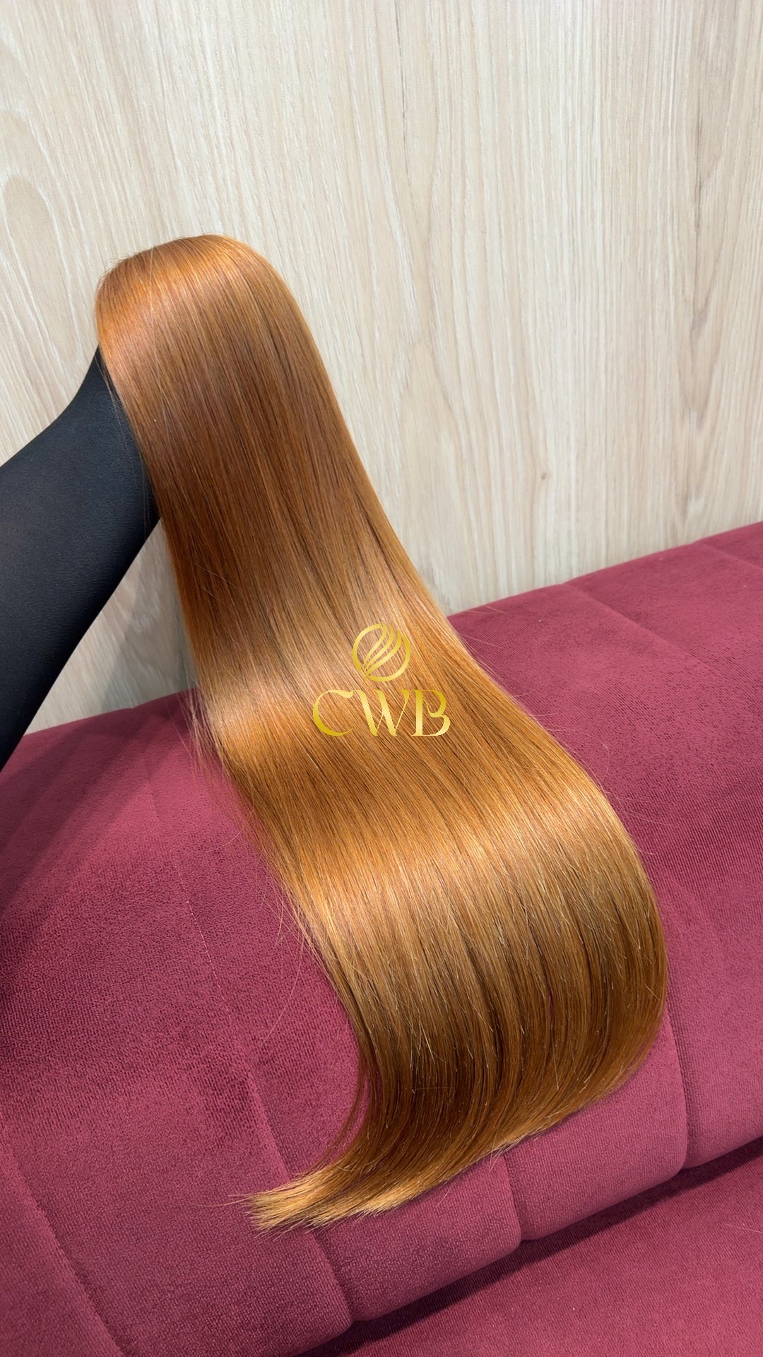 Cabelo Ruivo Natural Claro 62cm 103g Brasileiro do Sul