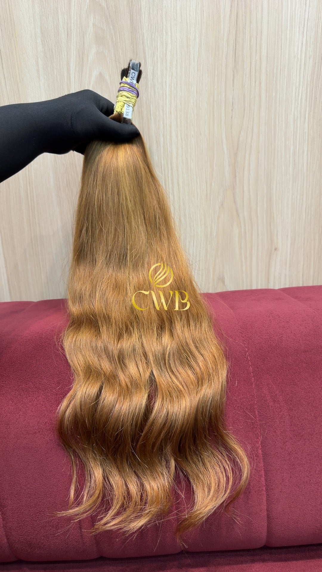 Cabelo Loiro Descolorido Caramelo 64cm 119g Brasileiro do Sul
