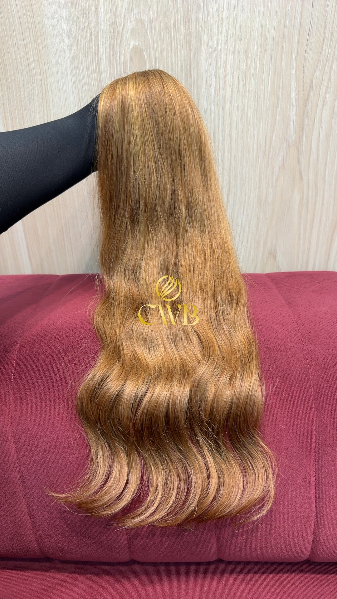 Cabelo Loiro Descolorido Caramelo 64cm 119g Brasileiro do Sul