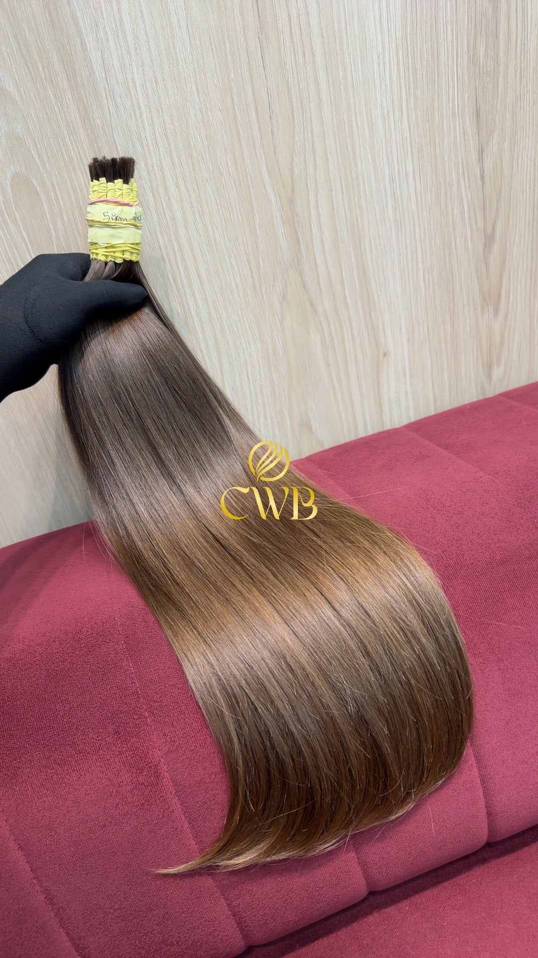 Cabelo Loiro Natural Médio 58cm 232g Brasileiro do Sul