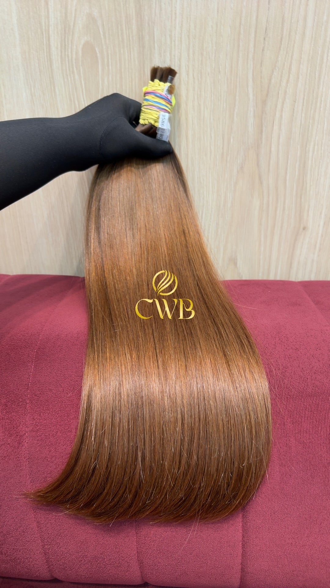 Cabelo Ruivo Natural Claro 55cm 109g Brasileiro do Sul