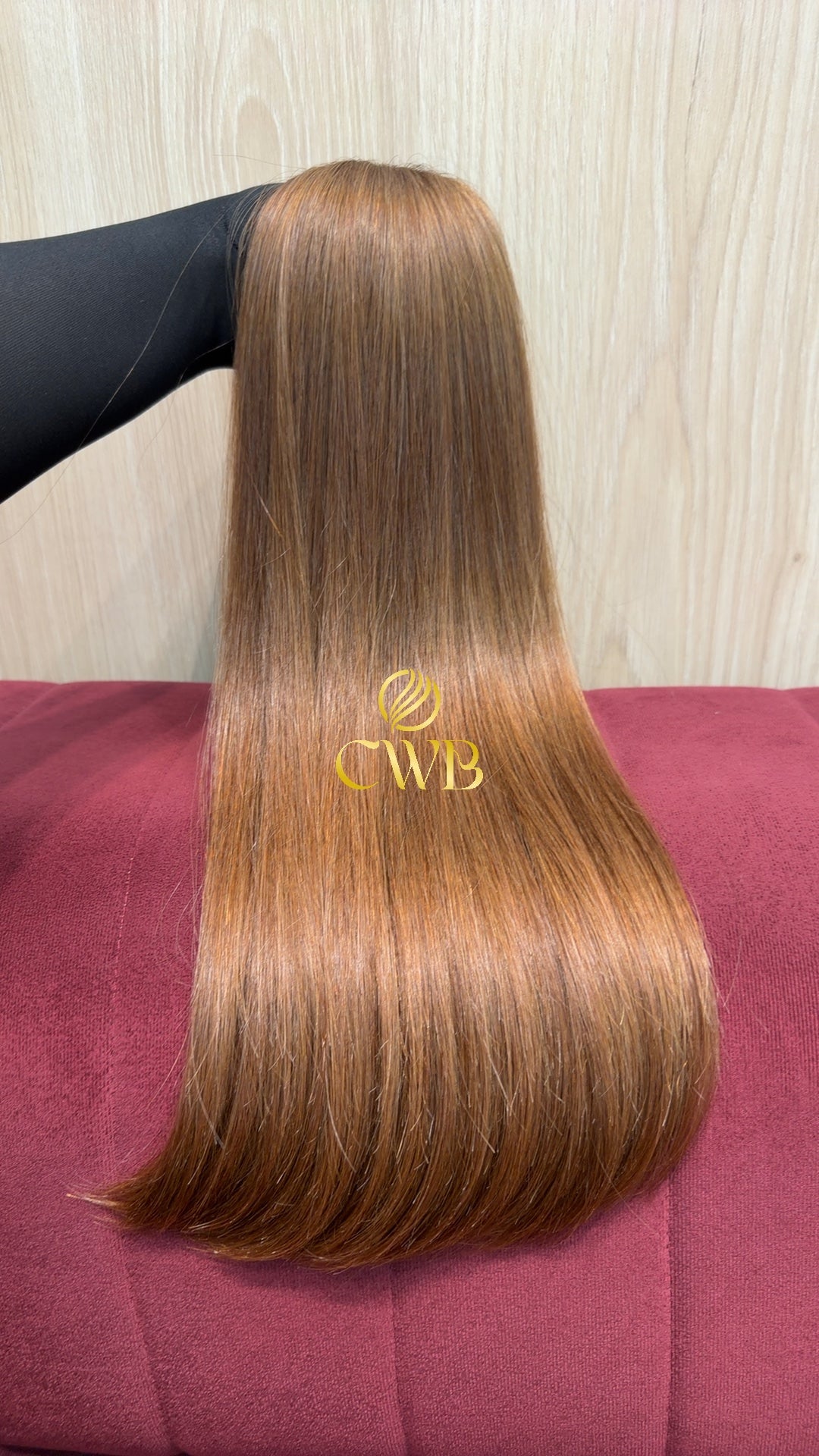 Cabelo Ruivo Natural Claro 55cm 109g Brasileiro do Sul