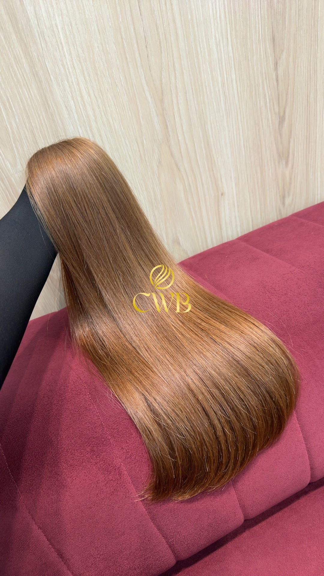 Cabelo Ruivo Natural Claro 55cm 109g Brasileiro do Sul