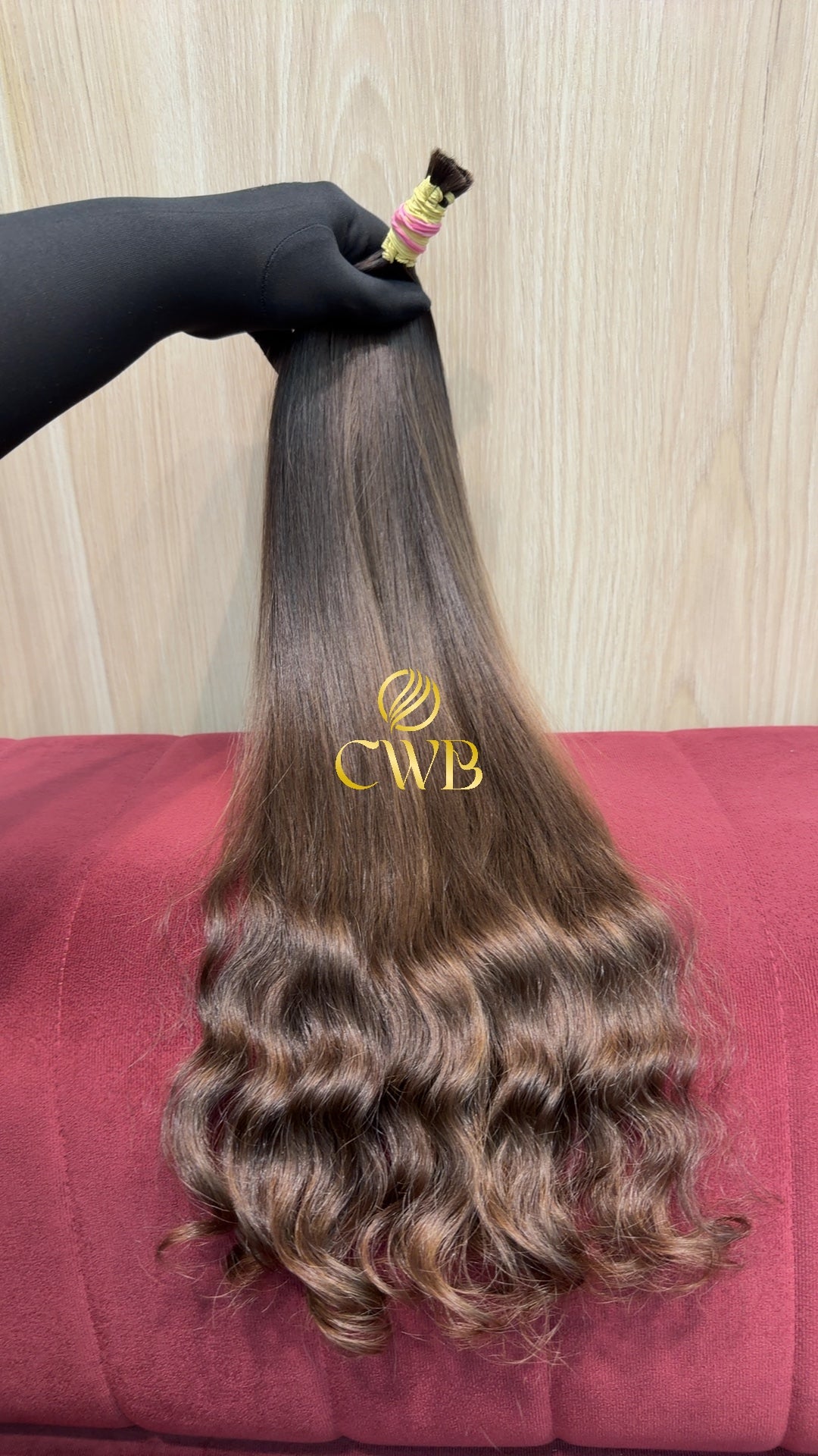 Cabelo Loiro Natural Escuro 58cm 70g Brasileiro do Sul
