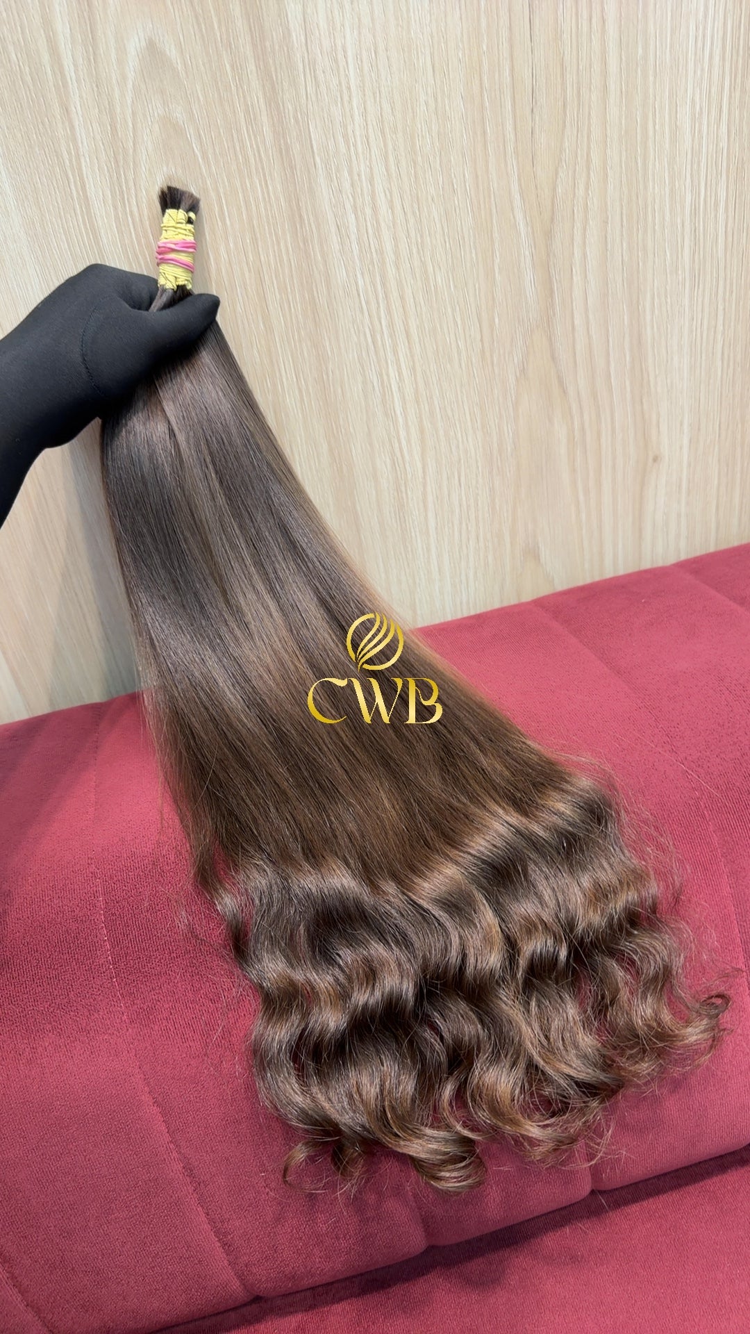 Cabelo Loiro Natural Escuro 58cm 70g Brasileiro do Sul