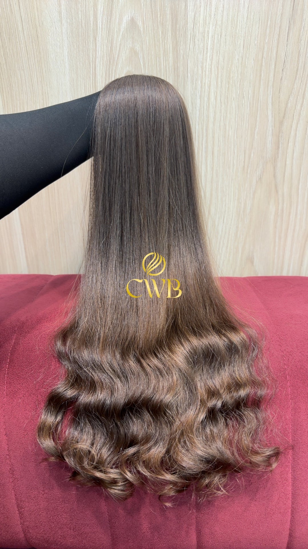 Cabelo Loiro Natural Escuro 58cm 70g Brasileiro do Sul