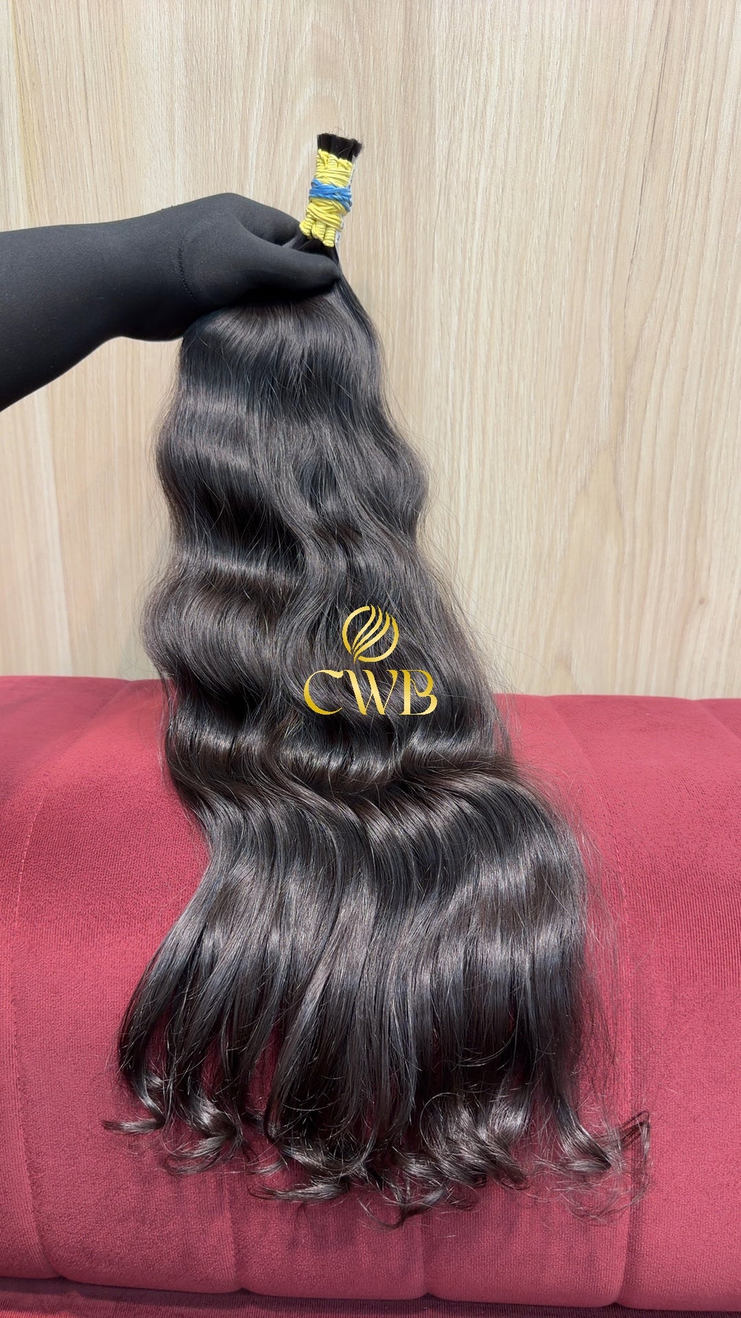 Cabelo Castanho Natural Escuro 62cm 106g Brasileiro do Sul