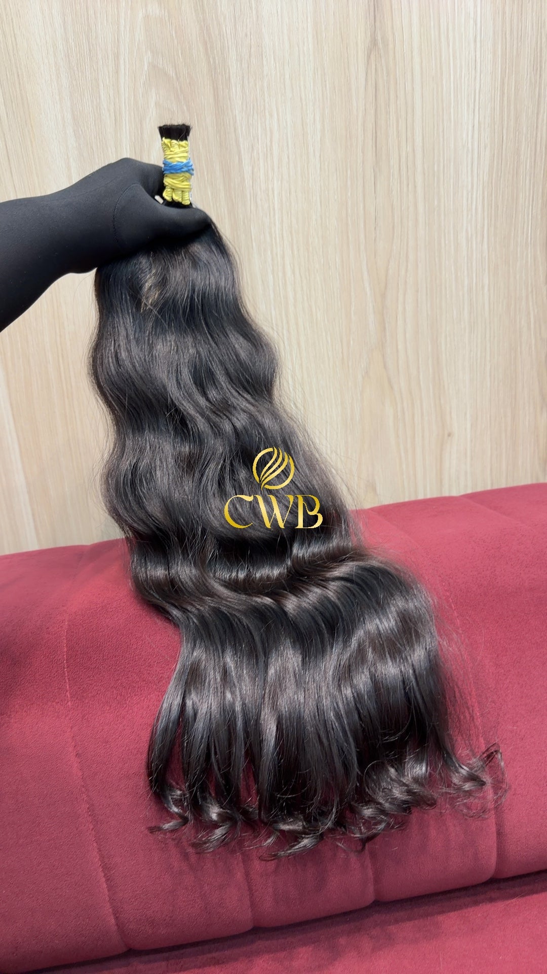 Cabelo Castanho Natural Escuro 62cm 106g Brasileiro do Sul