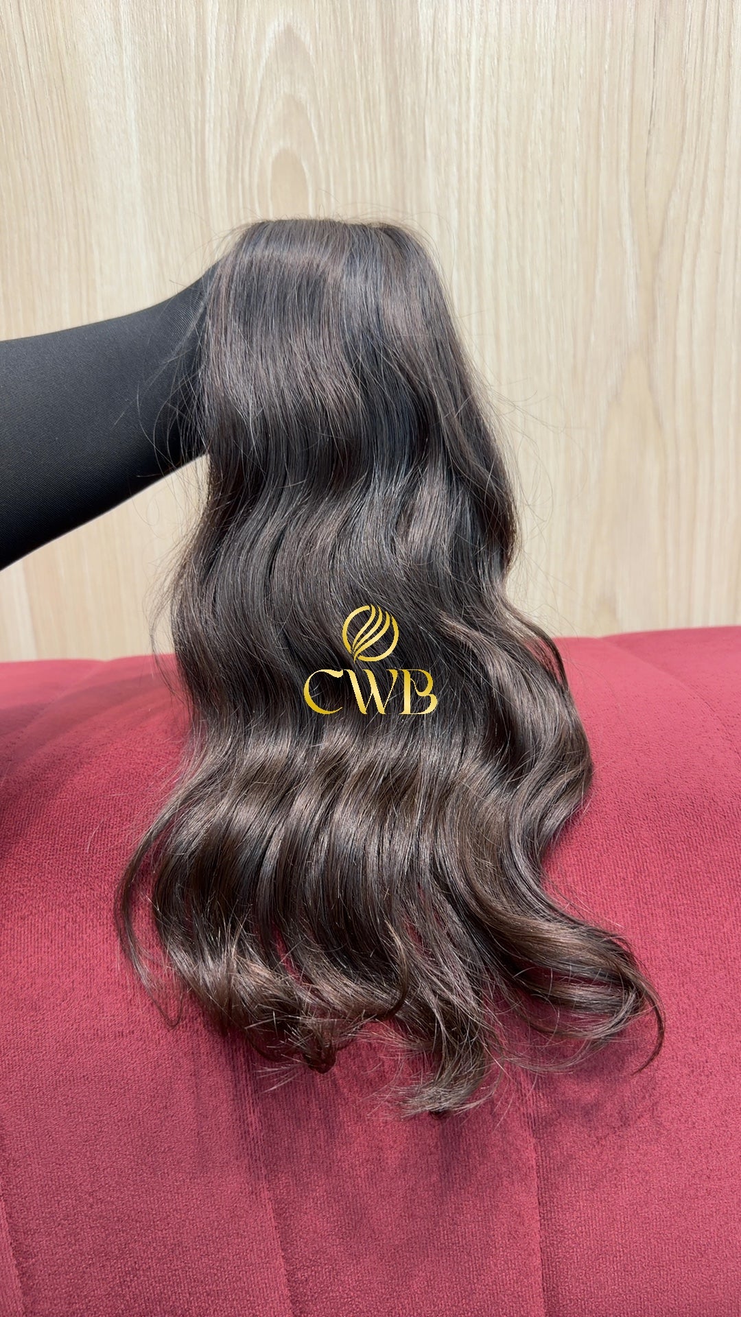 Cabelo Castanho Natural Claro 48cm 111g Brasileiro do Sul