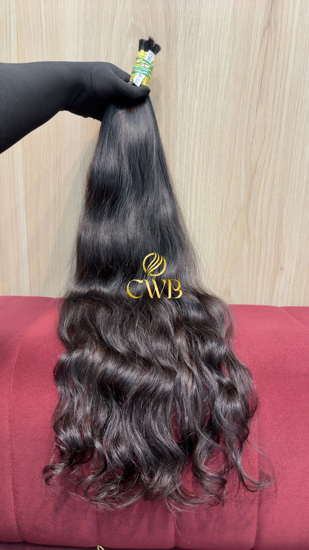 Cabelo Castanho Natural Escuro 70cm 166g Brasileiro do Sul