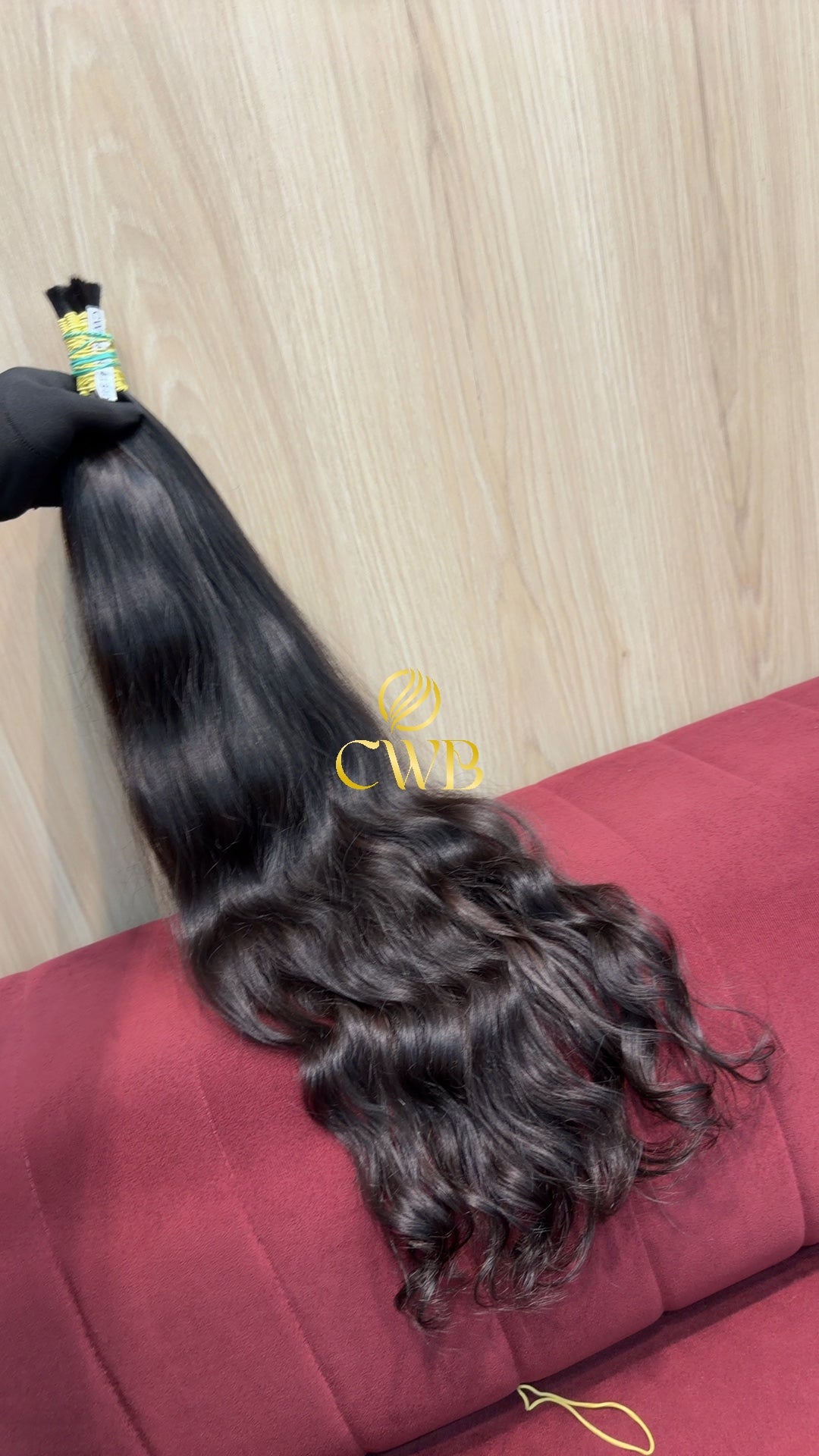 Cabelo Castanho Natural Escuro 70cm 166g Brasileiro do Sul