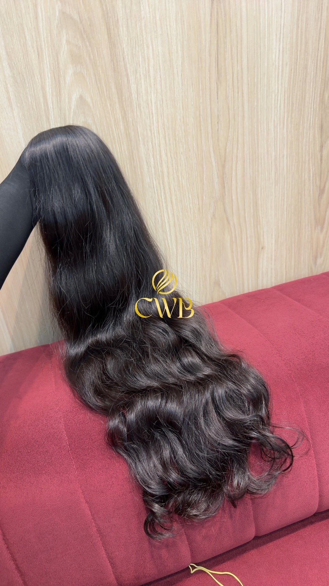 Cabelo Castanho Natural Escuro 70cm 166g Brasileiro do Sul