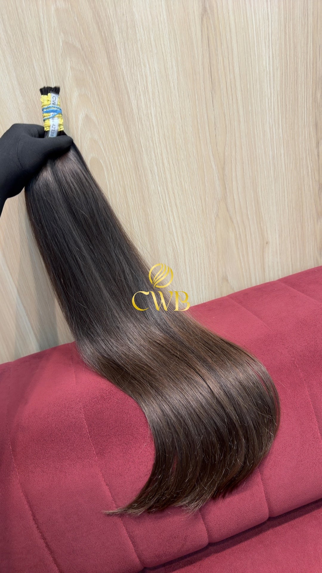 Cabelo Castanho Natural Claro 68cm 148g Brasileiro do Sul