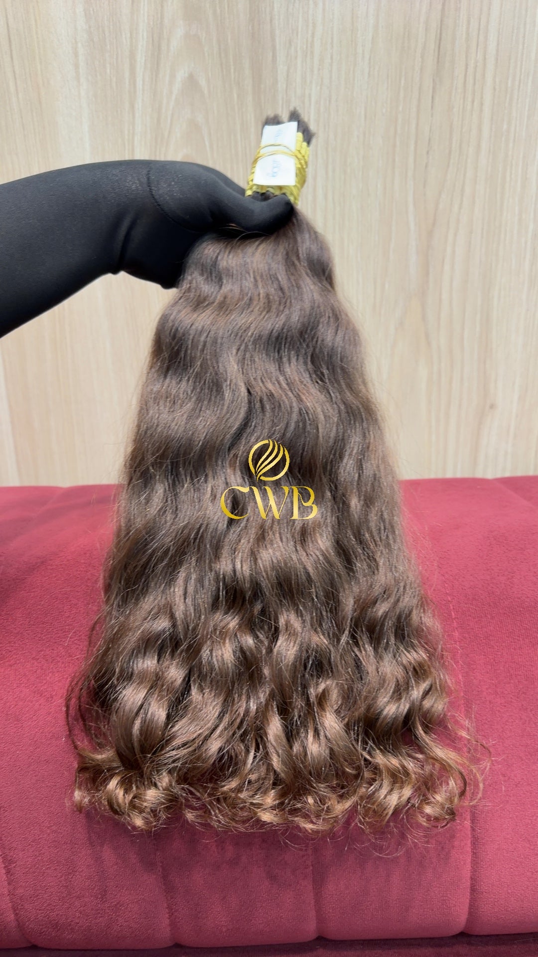 Cabelo Loiro Natural Escuro 48cm 179g Brasileiro do Sul
