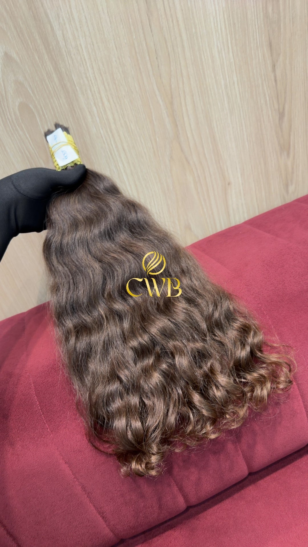 Cabelo Loiro Natural Escuro 48cm 179g Brasileiro do Sul