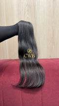 Cabelo Castanho Natural Escuro 54cm 53g Brasileiro do Sul