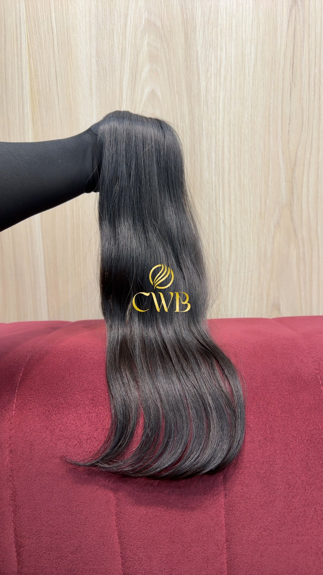 Cabelo Castanho Natural Escuro 54cm 53g Brasileiro do Sul