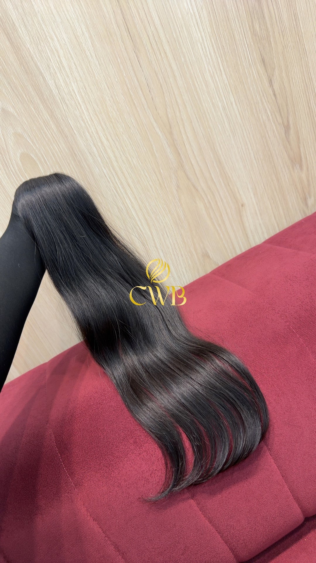 Cabelo Castanho Natural Escuro 54cm 53g Brasileiro do Sul