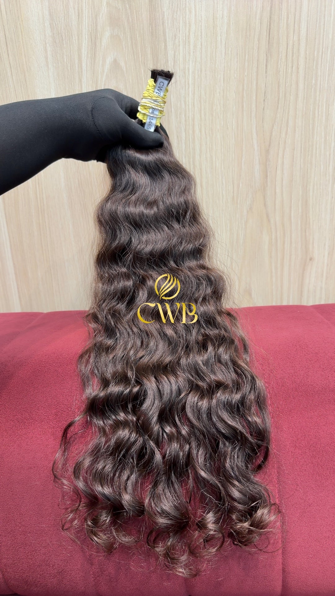 Cabelo Castanho Natural Claro 52cm 105g Brasileiro do Sul