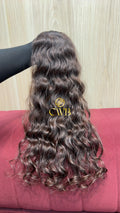 Cabelo Castanho Natural Claro 52cm 105g Brasileiro do Sul