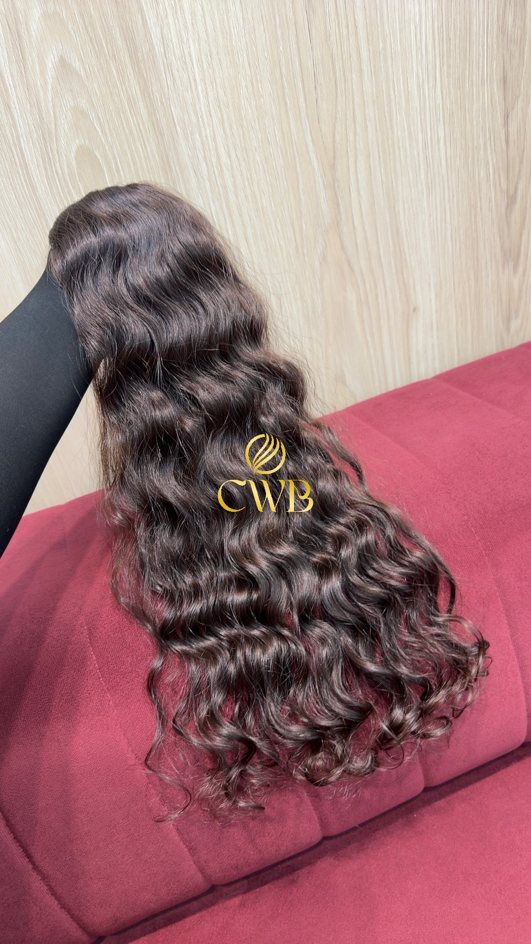 Cabelo Castanho Natural Claro 52cm 105g Brasileiro do Sul