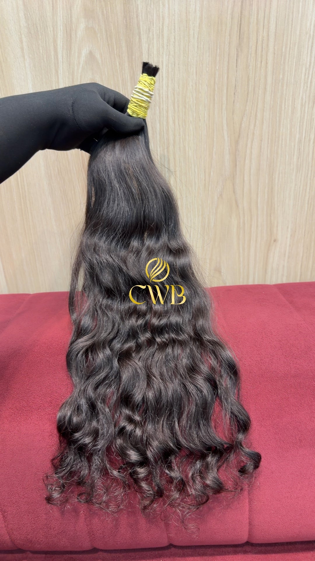 Cabelo Castanho Natural Médio 54cm 69g Brasileiro do Sul