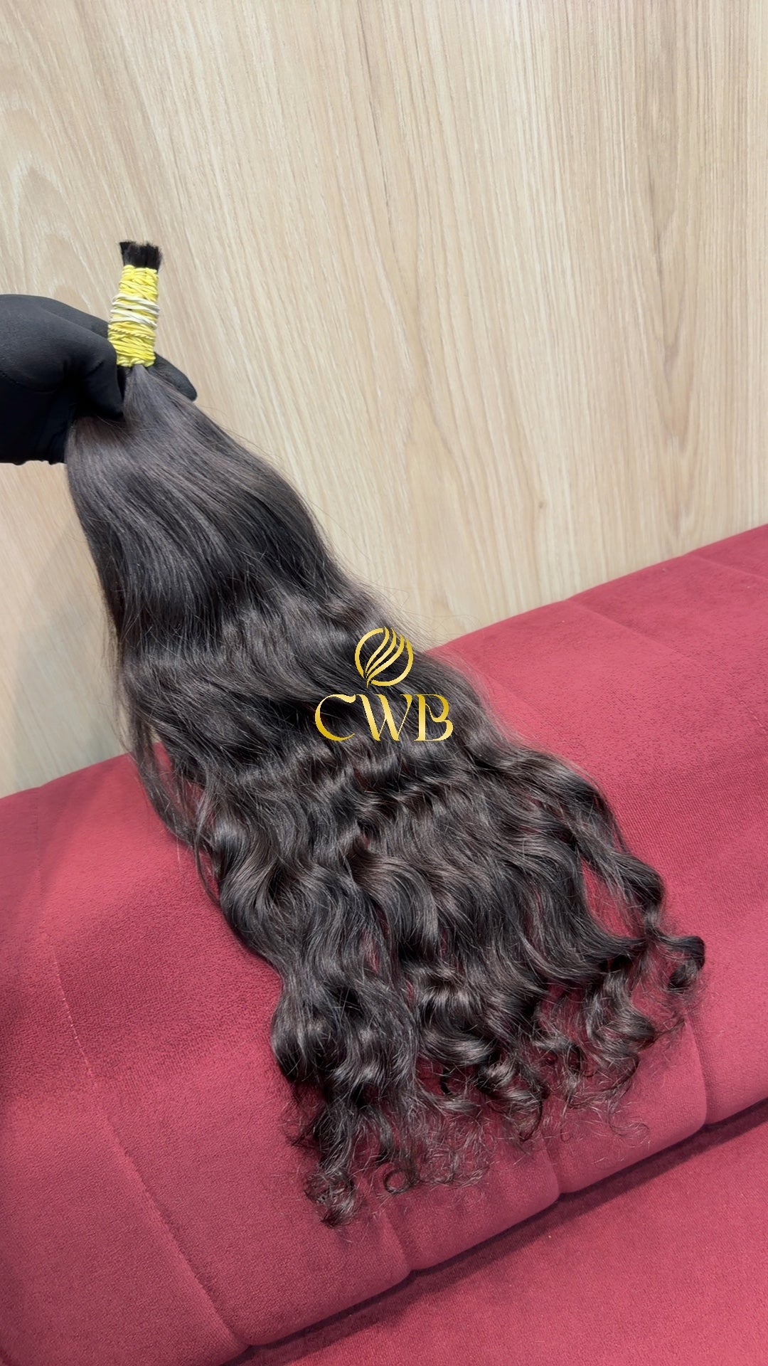 Cabelo Castanho Natural Médio 54cm 69g Brasileiro do Sul