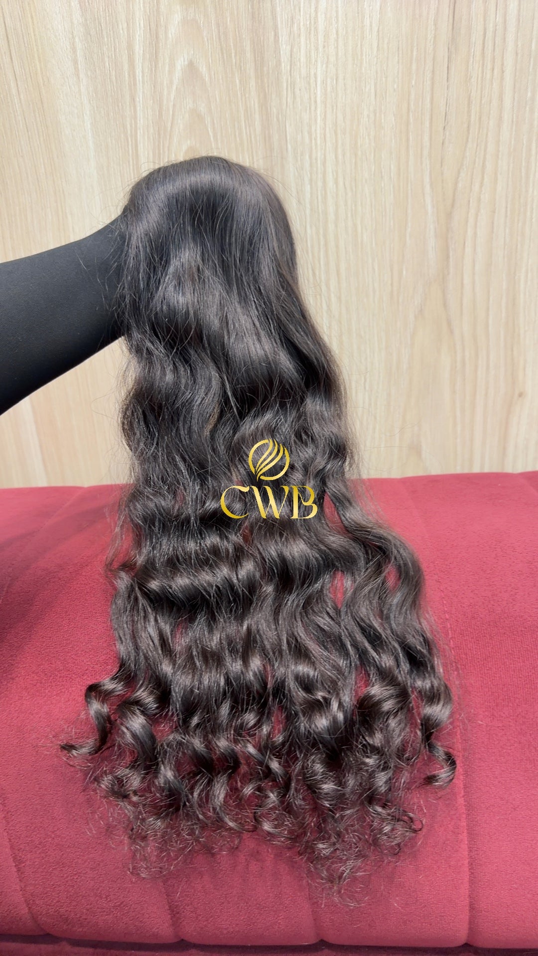 Cabelo Castanho Natural Médio 54cm 69g Brasileiro do Sul