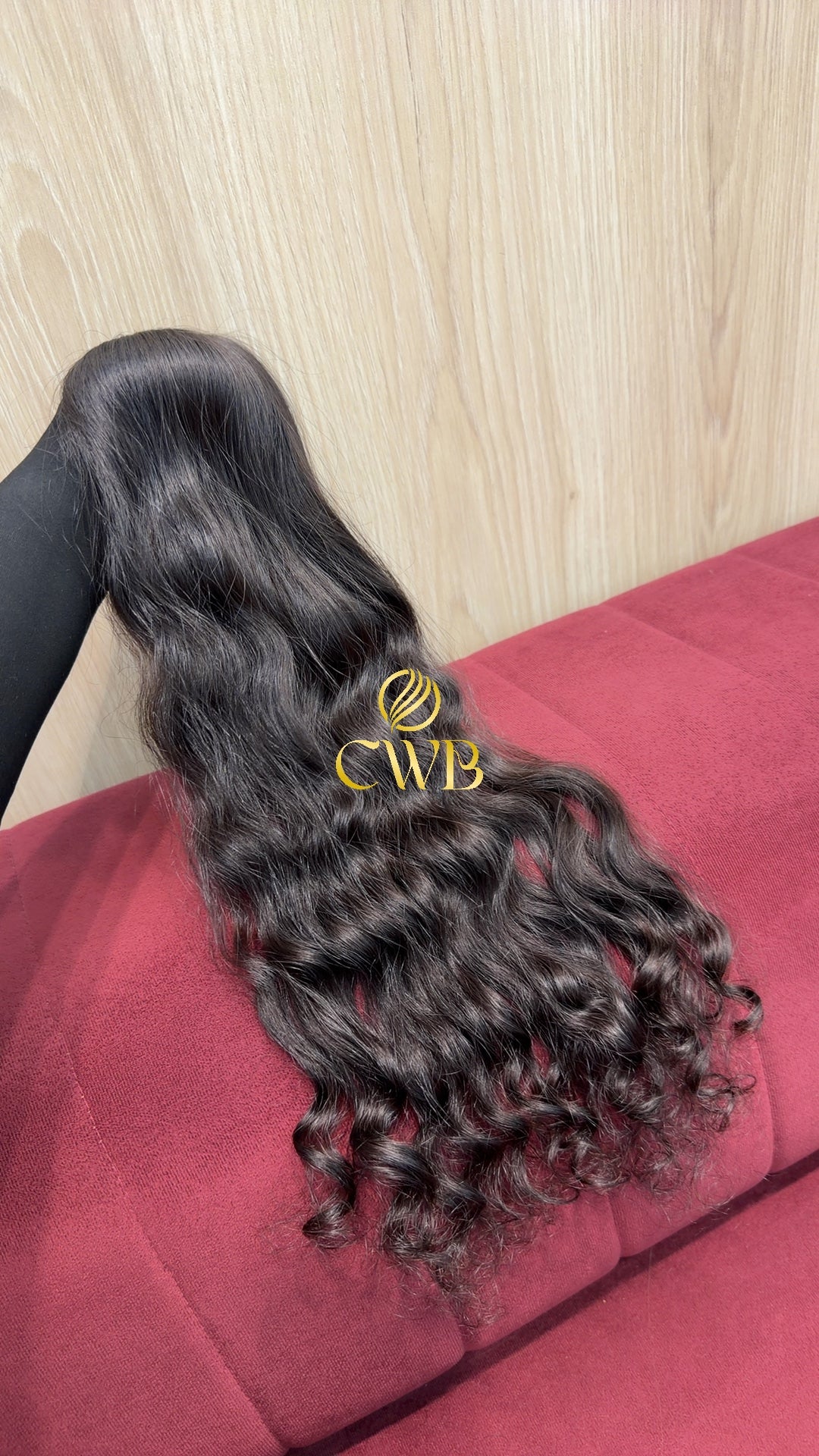 Cabelo Castanho Natural Médio 54cm 69g Brasileiro do Sul