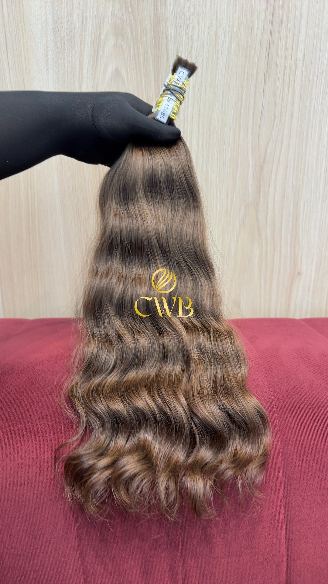 Cabelo Loiro Natural Médio 77cm 127g Brasileiro do Sul