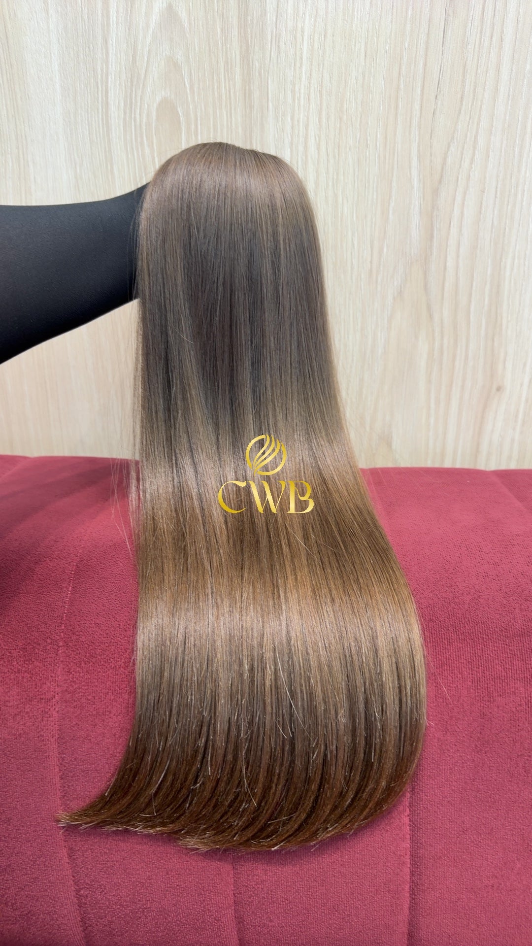 Cabelo Loiro Natural Médio 57cm 126g Brasileiro do Sul