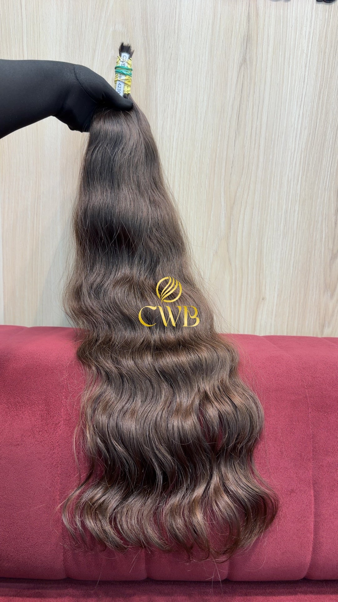 Cabelo Castanho Natural Claro 73cm 133g Brasileiro do Sul