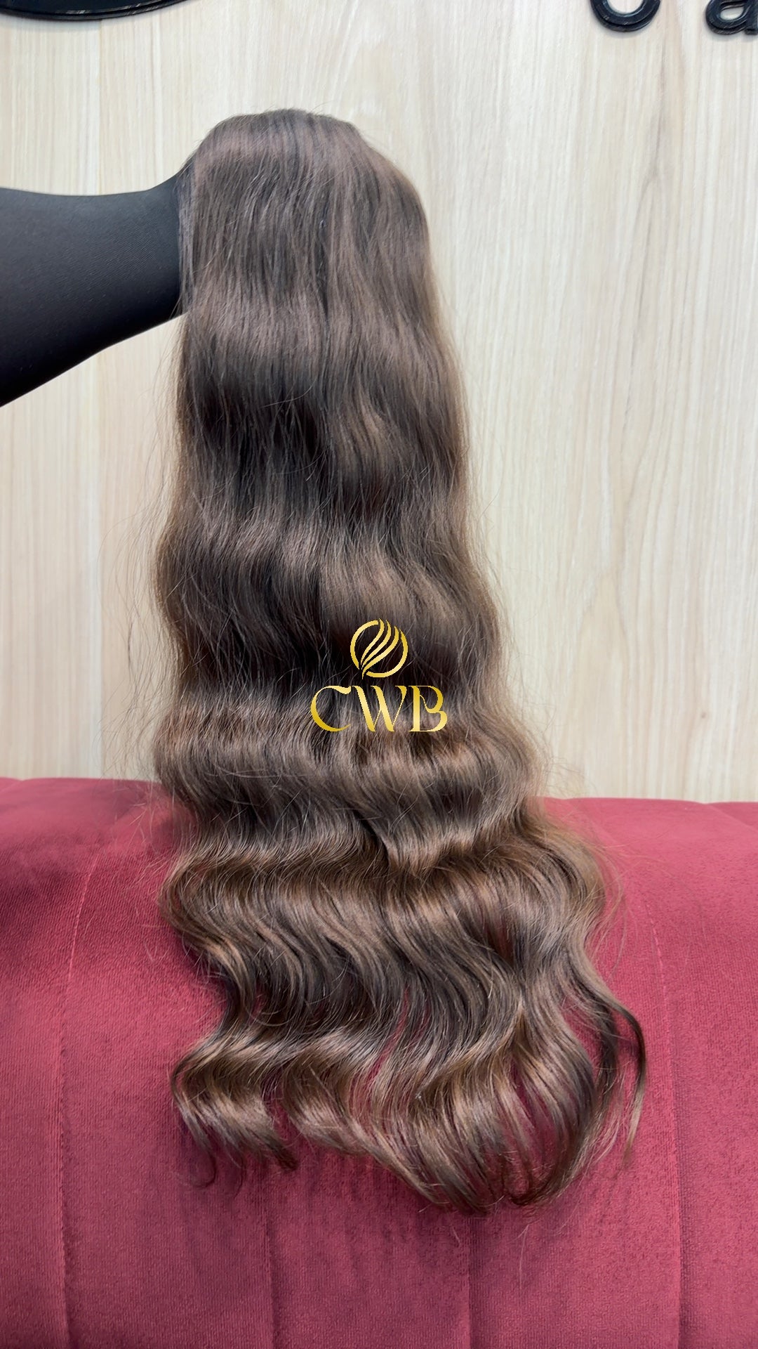 Cabelo Castanho Natural Claro 73cm 133g Brasileiro do Sul