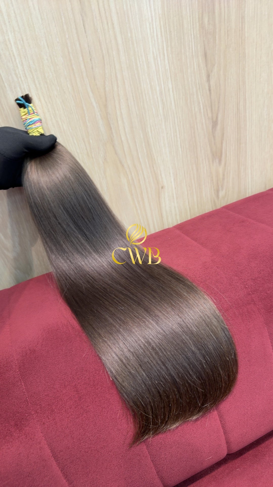 Cabelo Loiro Natural Escuro 55cm 91g Brasileiro do Sul
